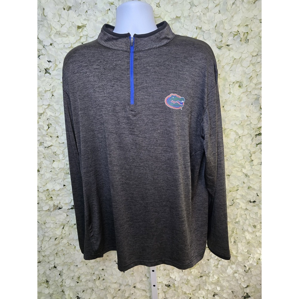 Florida Gators Colosseum Men's Quarter Zip XXL, Champagne Chomp,‎ Go GATORS